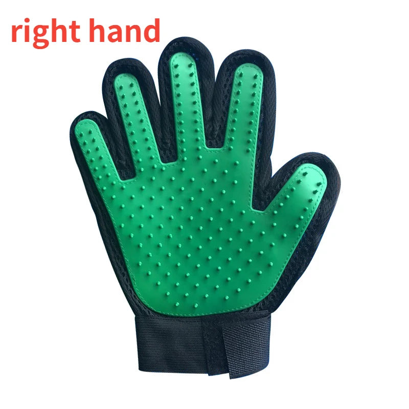 Pet Grooming Glove – Cat & Dog Hair Deshedding Massage Brush