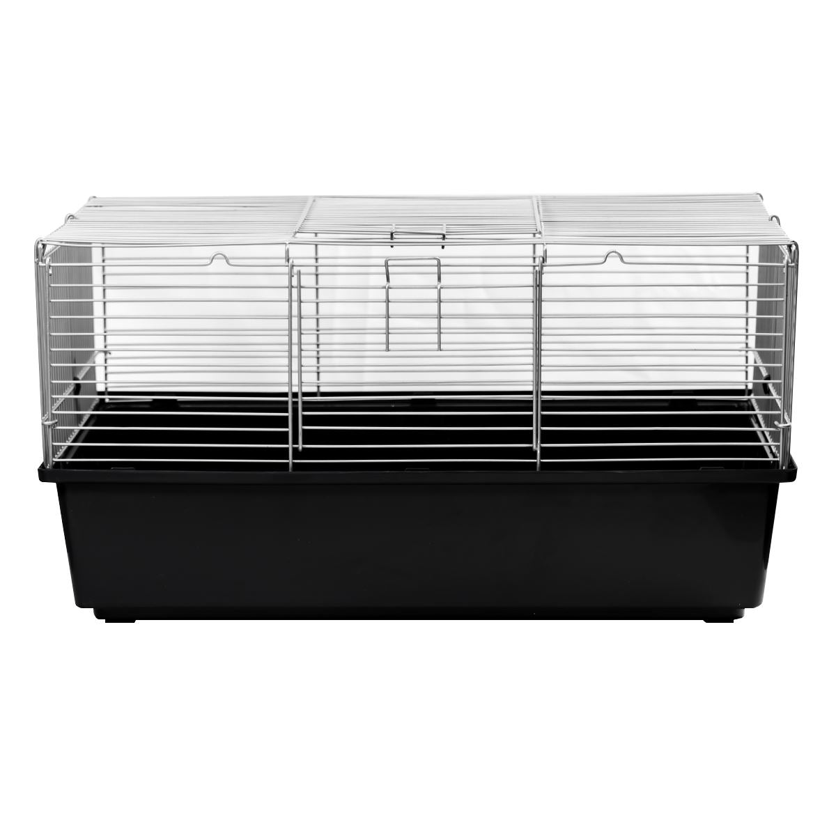 Single Level Indoor Rabbit Cage – Small Animal Hutch House for Rabbits & Guinea Pigs