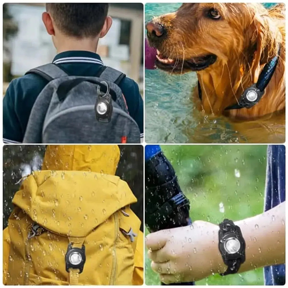 Waterproof AirTag Holder Case – IP68 Protective Keychain for Pets, Luggage & Keys