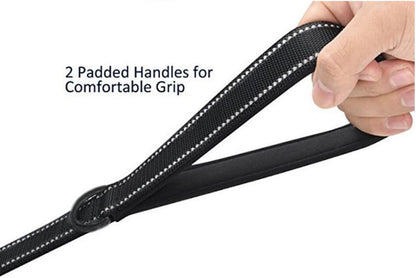 Heavy-Duty 6ft Dog Leash with Dual Padded Handles – Extra Control Lead for Medium & Large Dogs