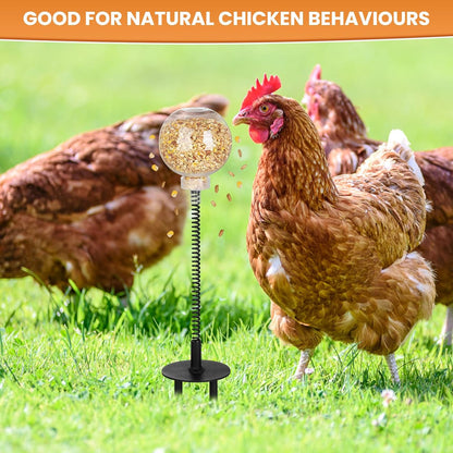 Interactive Chicken Peck Toy 2 Pack – Slow Feed Treat Release Toy for Hens & Poultry Enrichment