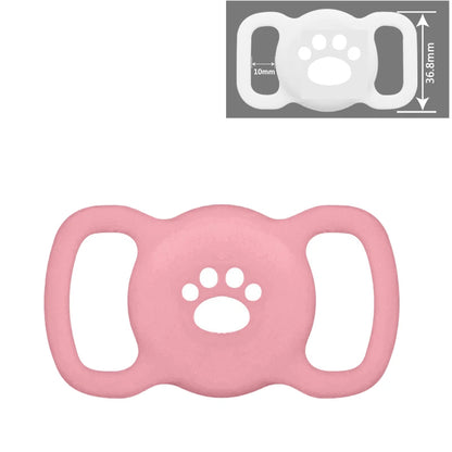 Silicone AirTag Dog Collar Holder – Full Protective Case for Pets