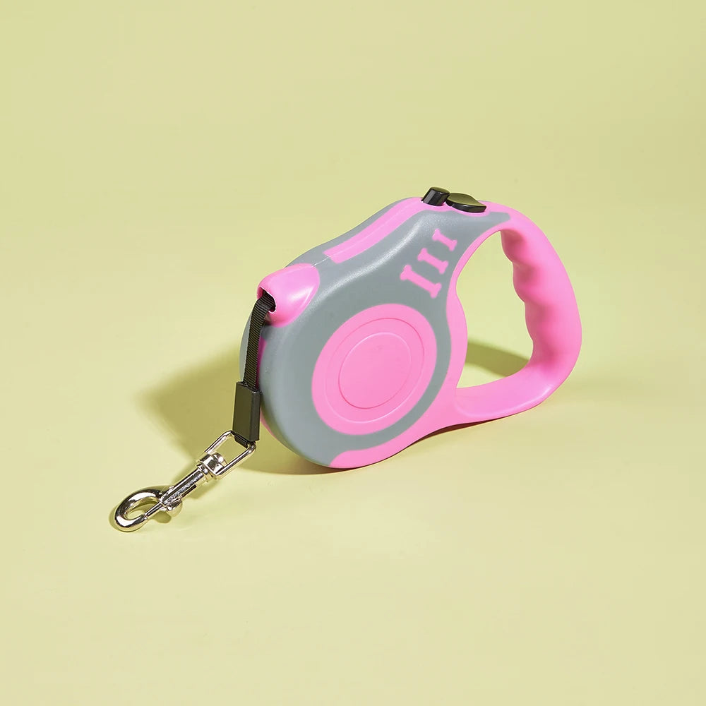 Retractable Dog & Cat Leash – 3M/5M Durable Nylon Lead for Small Dogs, Puppies & Cats