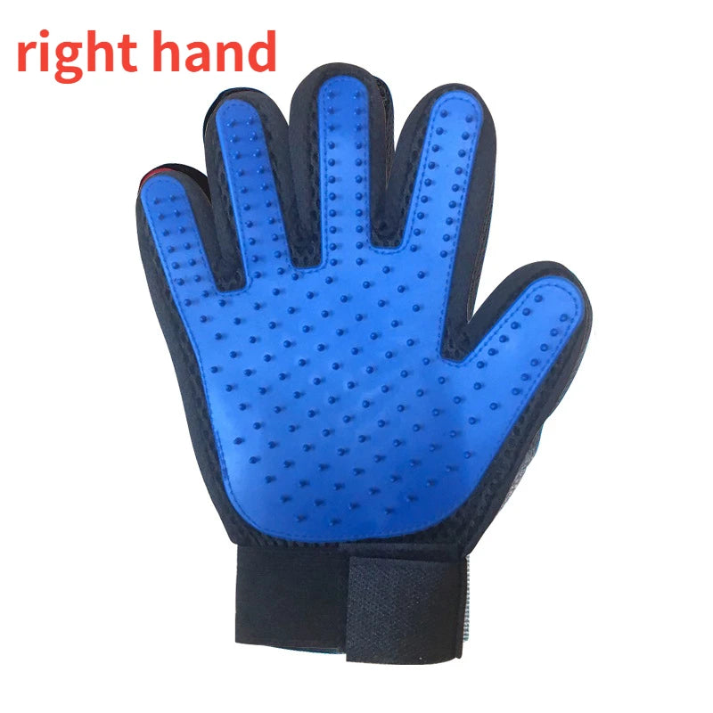 Pet Grooming Glove – Cat & Dog Hair Deshedding Massage Brush