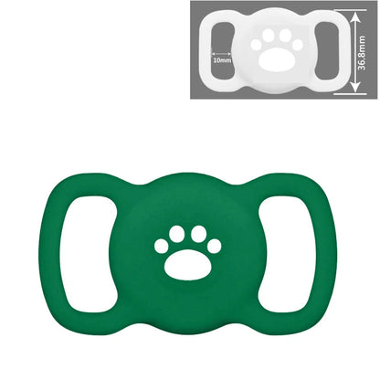 Silicone AirTag Dog Collar Holder – Full Protective Case for Pets