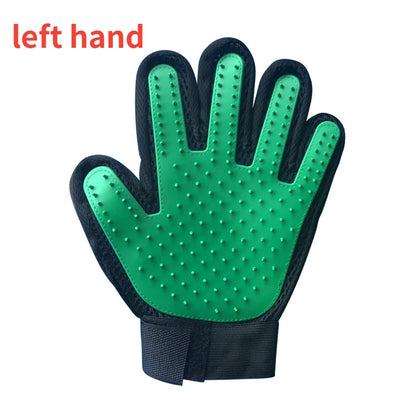 Pet Grooming Glove – Cat & Dog Hair Deshedding Massage Brush