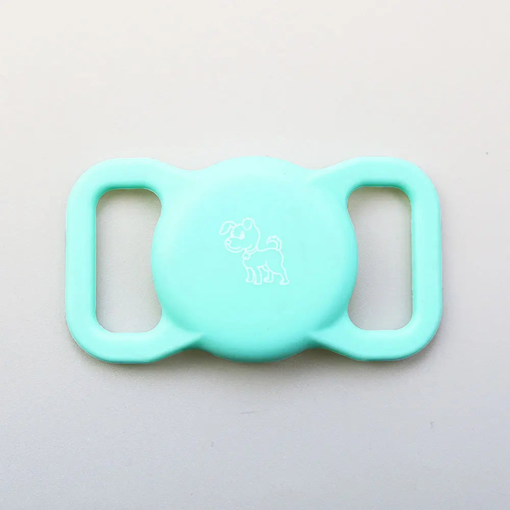 Silicone AirTag Dog Collar Holder – Full Protective Case for Pets