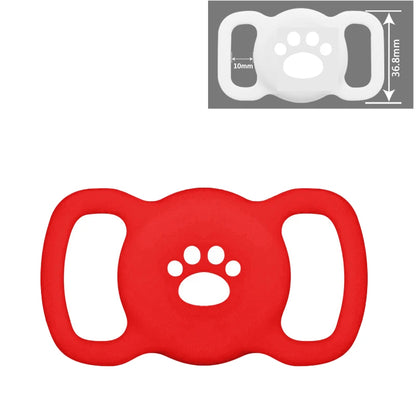 Silicone AirTag Dog Collar Holder – Full Protective Case for Pets