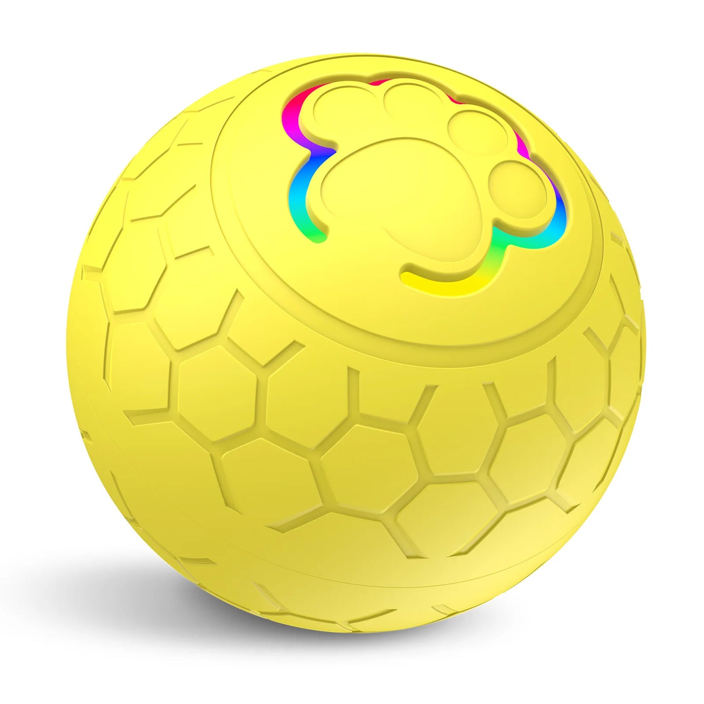 Smart Interactive Pet Ball – Rechargeable LED Automatic Bounce Toy for Dogs & Cats
