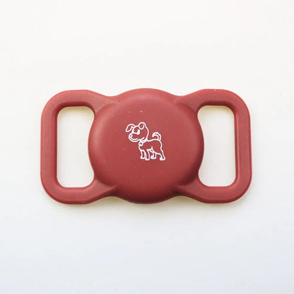 Silicone AirTag Dog Collar Holder – Full Protective Case for Pets