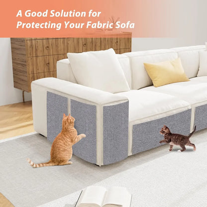 Self-Adhesive Cat Scratching Mat – Trimmable Furniture Protection Carpet for Cats