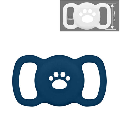 Silicone AirTag Dog Collar Holder – Full Protective Case for Pets