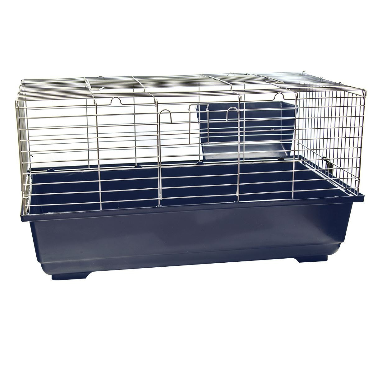 Single Level Indoor Rabbit Cage – Small Animal Hutch House for Rabbits & Guinea Pigs