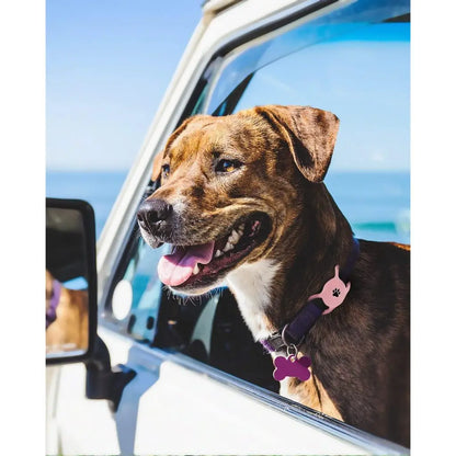 Silicone AirTag Dog Collar Holder – Full Protective Case for Pets