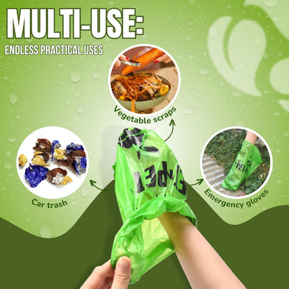 41% Plant-Based Leak-Proof Dog Poop Bags – Unscented Pet Waste Refill Rolls, 1080 Count